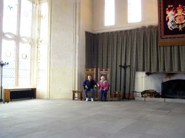 in great hall at Stirling