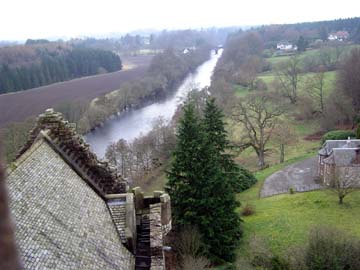 view from Doune castle