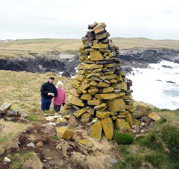 Mom and Wayne at Dun Eistein